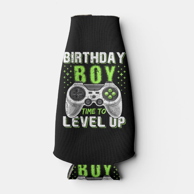 Rafraichisseur De Bouteilles Niveau Up Anniversaire Jeu vidéo pour garçon (Devant)