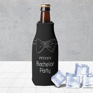 Rafraichisseur De Bouteilles Nœud papillon personnalisé bière de fête de bachel