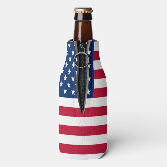 Rafraichisseur De Bouteilles Pantalon Can Coolers/drapeau américain (Bouteille Dos)