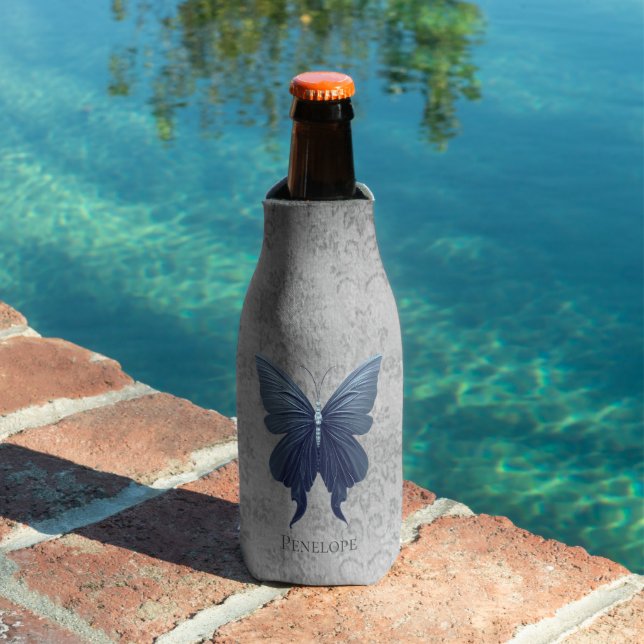 Rafraichisseur De Bouteilles Papillon à bijoux bleu (Piscine in situ)