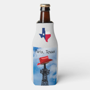 Rafraichisseur De Bouteilles Paris, Texas, Red Cowboy Casquette, Tour Eiffel
