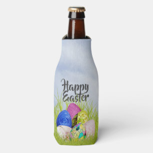Rafraichisseur De Bouteilles Photographie florale heureuse d'oeufs de pâques
