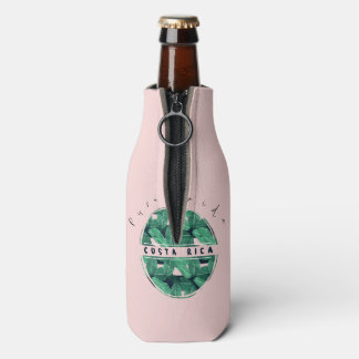 Rafraichisseur De Bouteilles Pink Pura Vida Costa Rica Souvenir