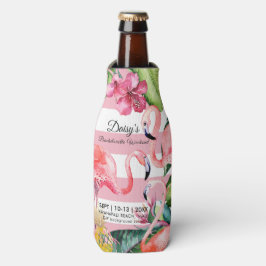Rafraichisseur De Bouteilles PixDezines Bachelorette Week-end Flamants roses ro