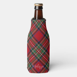Rafraichisseur De Bouteilles Plaid Rustic Classic Stewart Tartan Personnalisé