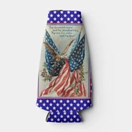 Rafraichisseur De Bouteilles Pretty Eagle Fourth of July Patriotic Flag