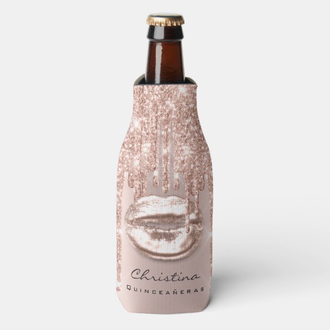 Rafraichisseur De Bouteilles Quinceañeras Sweet 16e 15e baiser nuptial (Bottle Devant)
