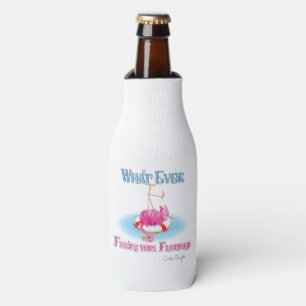Rafraichisseur De Bouteilles Quoi qu'il flotte votre Flamant rose