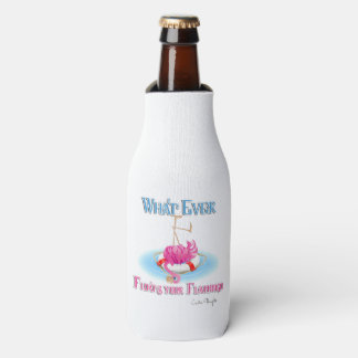 Rafraichisseur De Bouteilles Quoi qu'il flotte votre Flamant rose