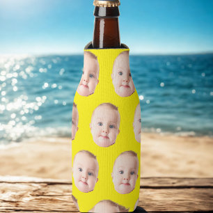 Rafraichisseur De Bouteilles Refroidisseur de canette à visage personnalisé, Ph