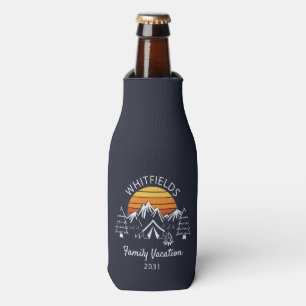 Rafraichisseur De Bouteilles Retro Famille Réunion Camping vacances sur mesure