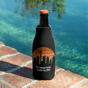 Rafraichisseur De Bouteilles Seattle Skyline Sunset Gardien de voyage personnal