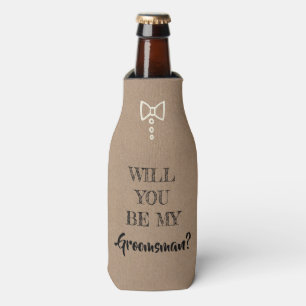 Rafraichisseur De Bouteilles Serez-Vous Mon Groomsman / Meilleur Homme