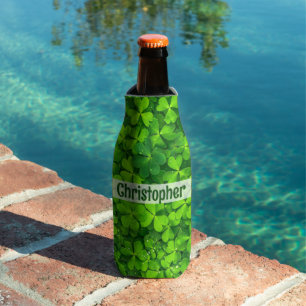 Rafraichisseur De Bouteilles Shamrock Clovers Personnalisé