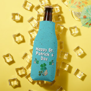 Rafraichisseur De Bouteilles Shamrock moderne Clover Joyeux Saint Patrick`s Day