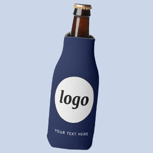 Rafraichisseur De Bouteilles Simple Logo Texte commercial Promotionnel Marine B
