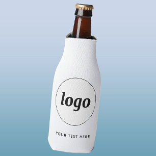 Rafraichisseur De Bouteilles Simple Logo Texte Entreprise Promotion Branding