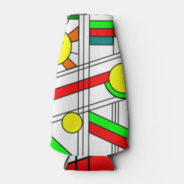 Rafraichisseur De Bouteilles Style moderne en verre de trait