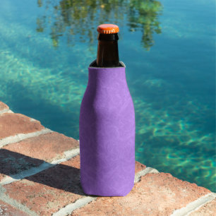 Rafraichisseur De Bouteilles Surface violette texturée avec motif tourbillonnan