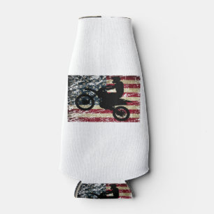 Rafraichisseur De Bouteilles T-Shirt Motocross Drapeau USA Moto Cross American