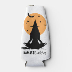 Rafraichisseur De Bouteilles Témoins de yoga d'Halloween contemporain