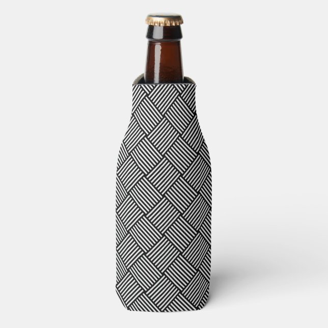 Rafraichisseur De Bouteilles Texture géométrique vérifiée (Bottle Devant)