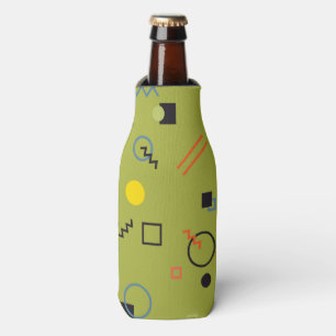 Rafraichisseur De Bouteilles Vert, moderne, cool, tendance, urbain, Memphis mot