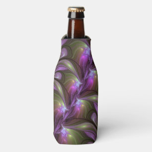 Rafraichisseur De Bouteilles Violet Abstrait violet violet kaki fractal