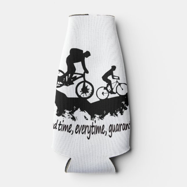 Rafraichisseur De Bouteilles VTT Bon Temps Citation Inspirationnelle (Devant)