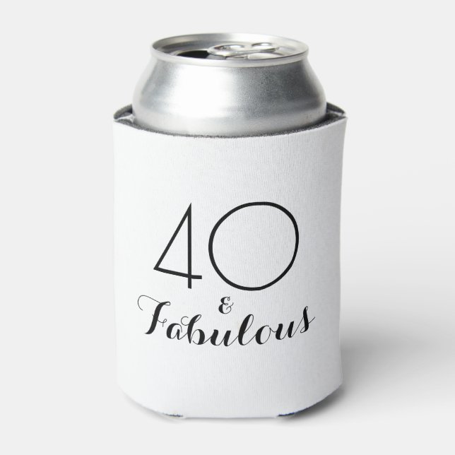 Rafraichisseur De Cannettes 40 et fabuleux cadeau d'anniversaire Can Cooler No (Can devant)