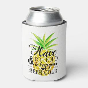 Rafraichisseur De Cannettes Aquarelle d'ananas pour avoir à tenir Mariage