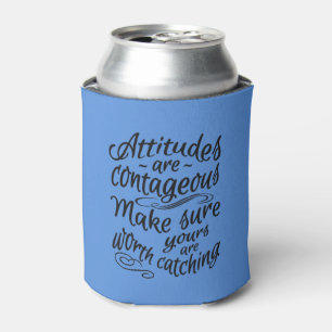Rafraichisseur De Cannettes ATTITUDES monogramme personnalisé motivation peut