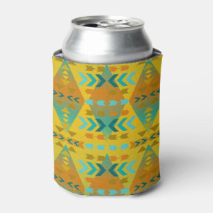 Rafraichisseur De Cannettes Aztec Gold, Aqua Motif peut refroidir