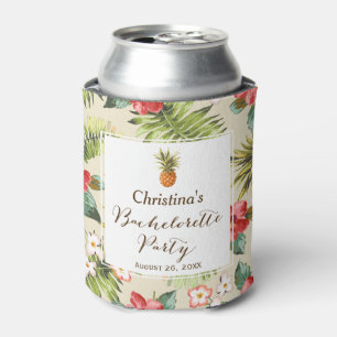 Rafraichisseur De Cannettes Bachelorette Party - Ananas Feuille tropical