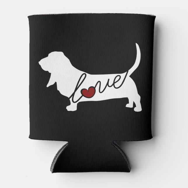 Rafraichisseur De Cannettes Basset Hound Love (Devant)