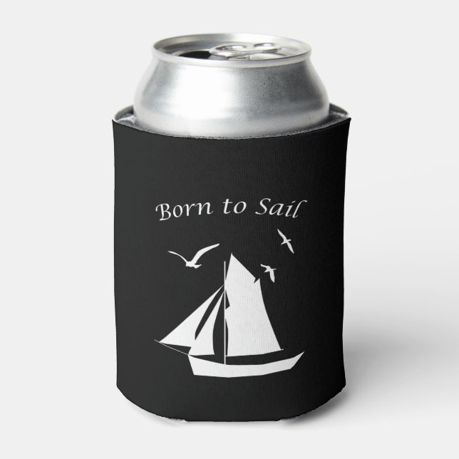 Rafraichisseur De Cannettes Bateau à voile Nautical Can Cooler (Can devant)
