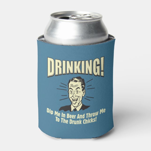 Rafraichisseur De Cannettes Boire : Plonger La Bière Jeter Les Poussins Drunk (Can devant)