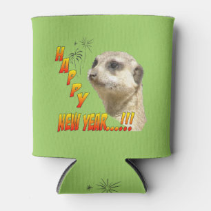 Rafraichisseur De Cannettes Bonne année Meerkat Can Cooler Personnalisable