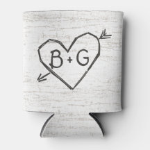 Bouleau de coeur sculpté