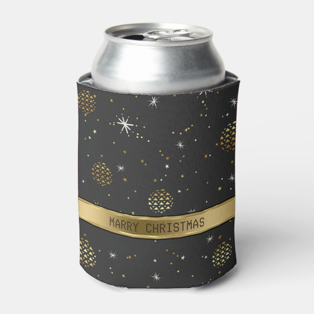 Rafraichisseur De Cannettes Boules d'or de Noël (Can devant)