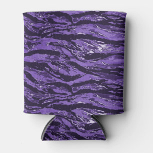 Rafraichisseur De Cannettes Camo à rayures violettes