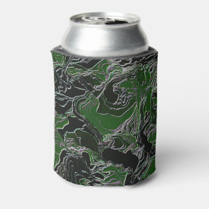 Rafraichisseur De Cannettes Camo de l'armée verte funky