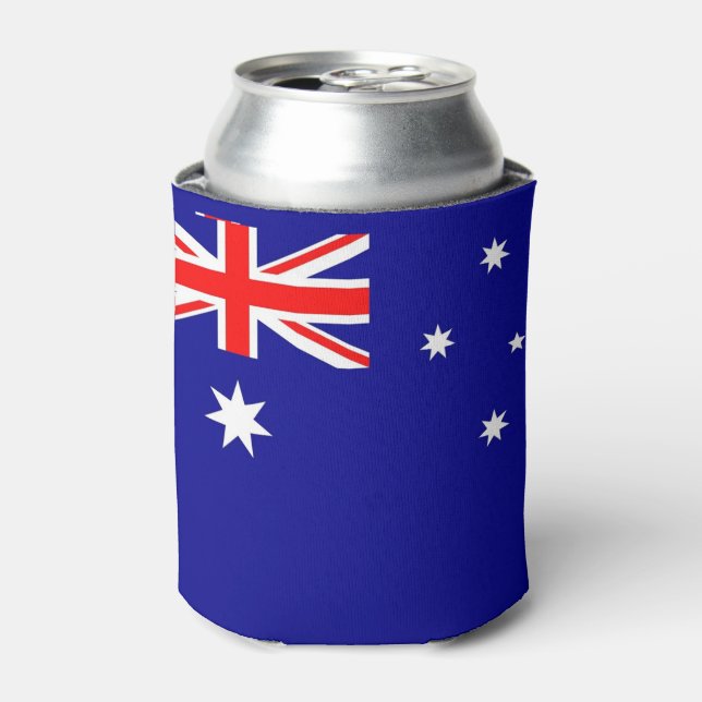 Rafraichisseur De Cannettes Can Cooler avec drapeau d'Australie (Can devant)