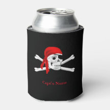 Capitaine Pirates Custom Pirate Can Cooler