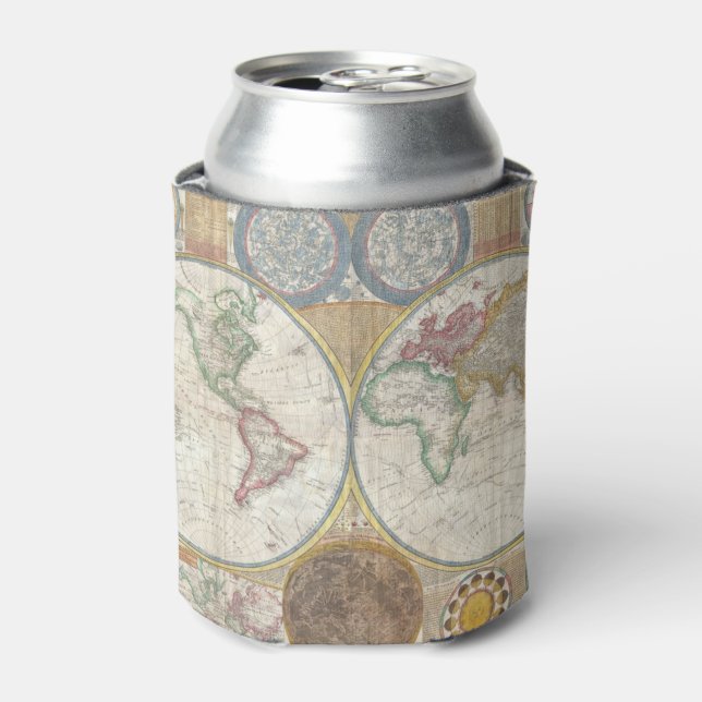 RAFRAICHISSEUR DE CANNETTES CARTE MONDIALE VINTAGE (Can devant)