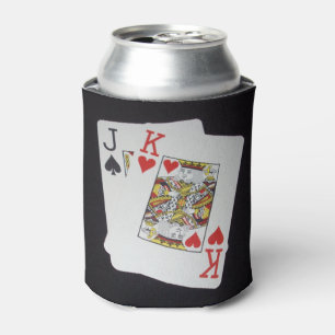 Rafraichisseur De Cannettes Cartes de poker Jack King,