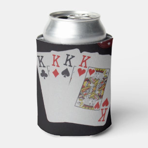 Rafraichisseur De Cannettes Cartes De Poker Quad Kings,