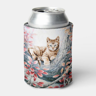 Rafraichisseur De Cannettes Chat chinois Art Chat Cat dans l'arbre