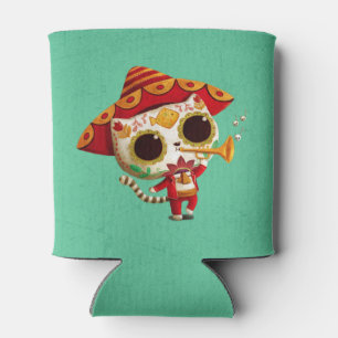 Rafraichisseur De Cannettes Chat mignon de mariachi mexicain d'EL