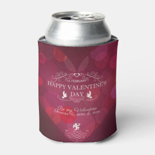 Rafraichisseur De Cannettes Coeurs rouges - Soyez ma Saint-Valentin